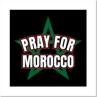 Pray For Morocco Support Moroccans .DNS Posters and Art